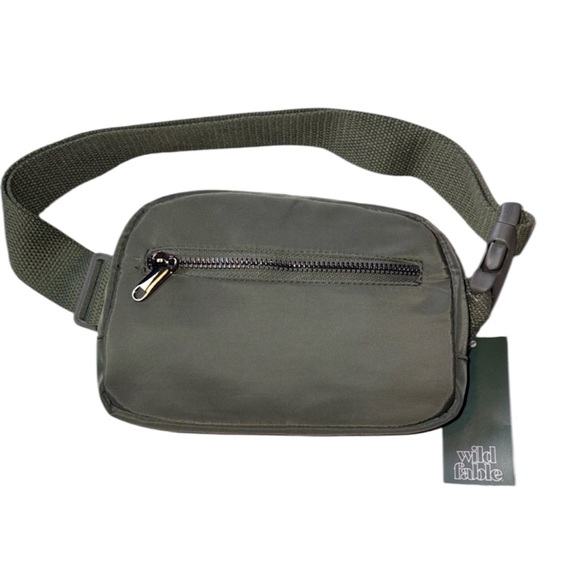wild fable Handbags - Wild Fable Women's Olive Green Small Fanny Pack Bag Adjustable Strap, NWT